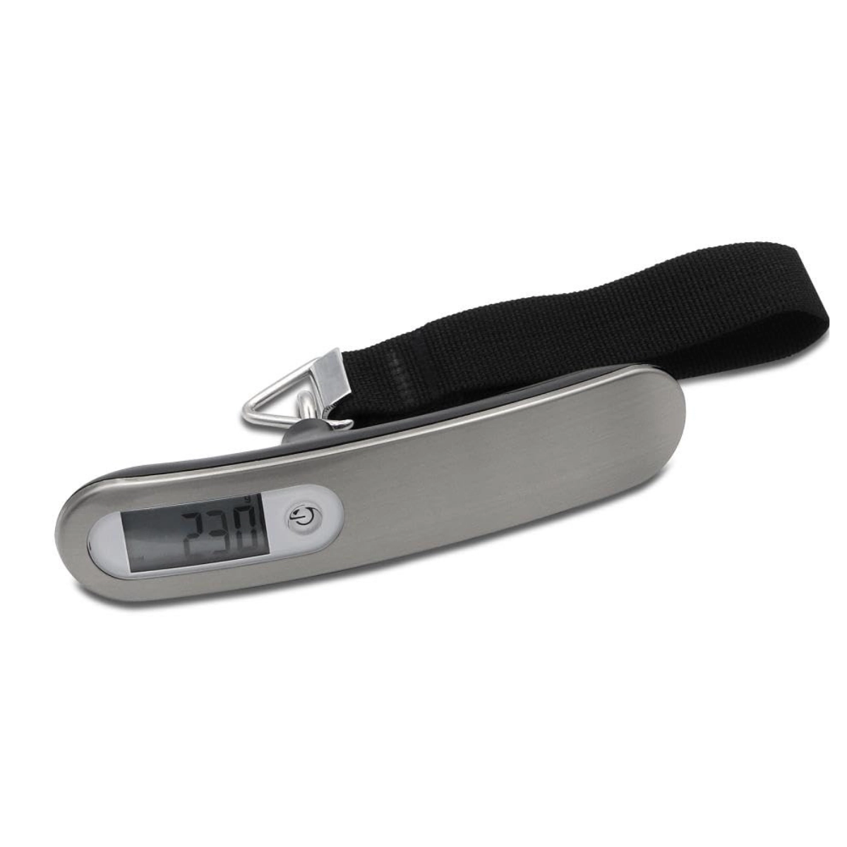 BALANCA DIGITAL PORTATIL DE VIAGEM GEONAV 50KG PRETA E PRATA BALANCA DIGITAL PORTATIL DE VIAGEM GEONAV 50KG PRETA E PRATA