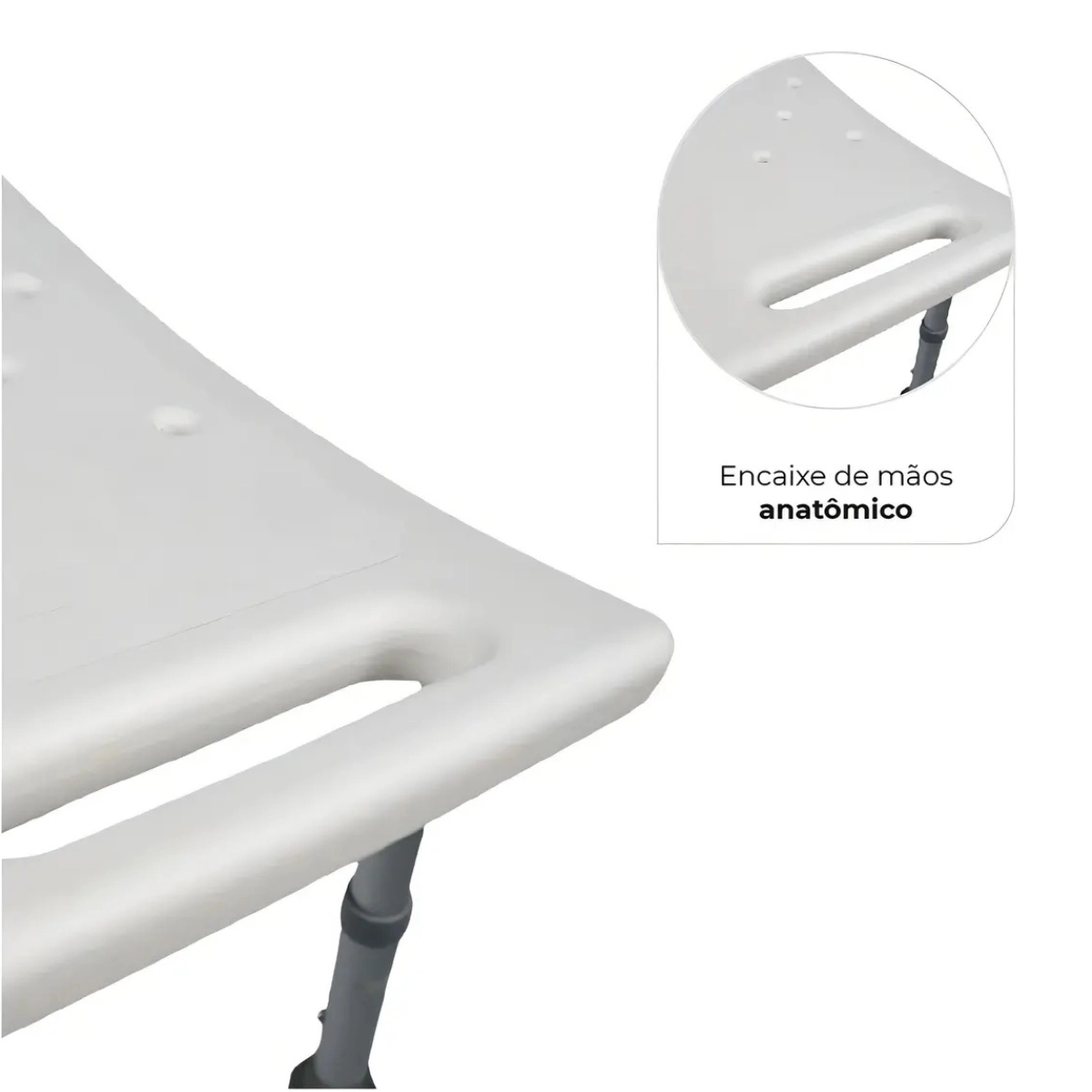 Banqueta de Higienizacao D2 com Encosto Banqueta de Higienizacao D2 com Encosto