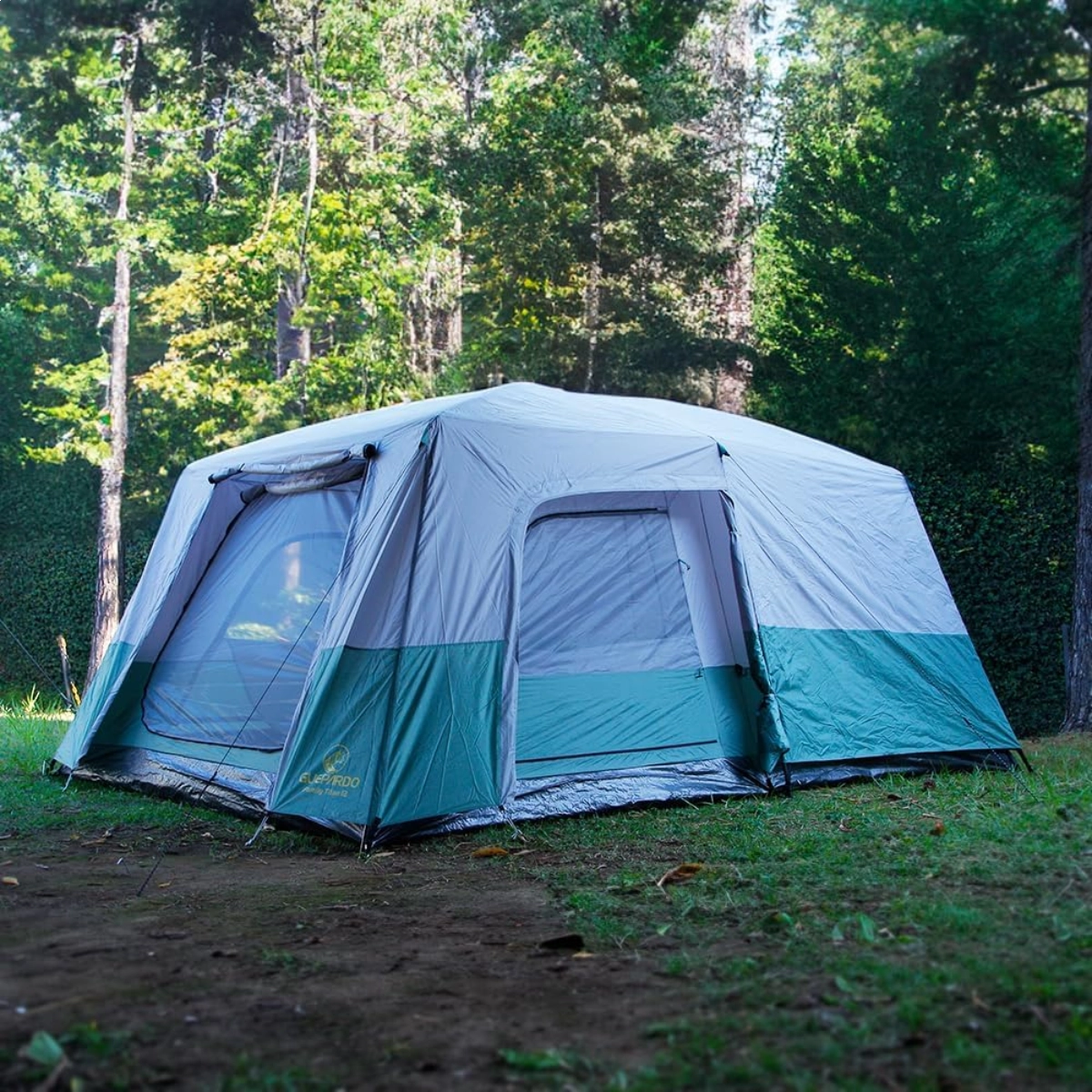 BARRACA GUEPARDO FAMILY PARA 12 PESSOAS TITAN GUEPARDO VERDE E CINZA 2000MM