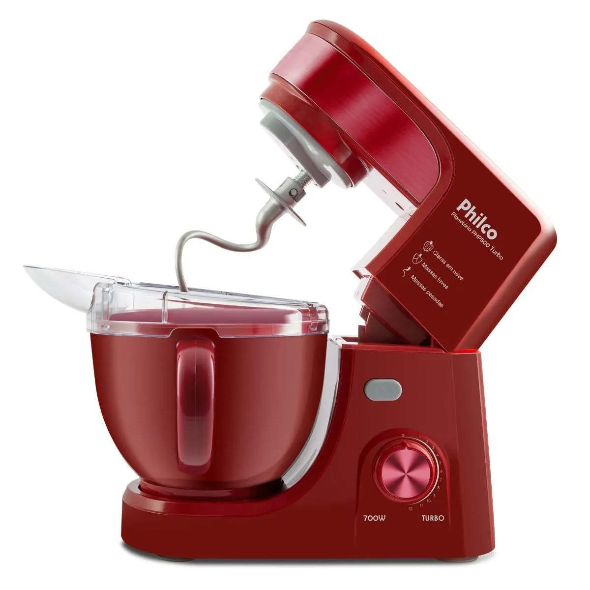 BATEDEIRA PLANETARIA PHILCO PHP500 TURBO 700W VERMELHA 220V BATEDEIRA PLANETARIA PHILCO PHP500 TURBO 700W VERMELHA 220V