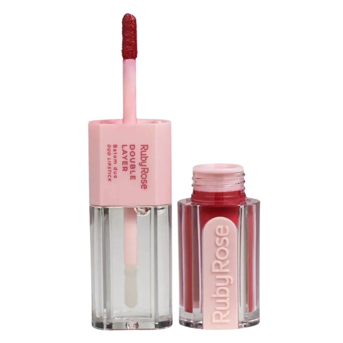 BATOM DUO MATTE E GLOSS RUBY ROSE DOUBLE LAYER DL90 LONGA DURACAO BATOM DUO MATTE E GLOSS RUBY ROSE DOUBLE LAYER DL90 LONGA DURACAO