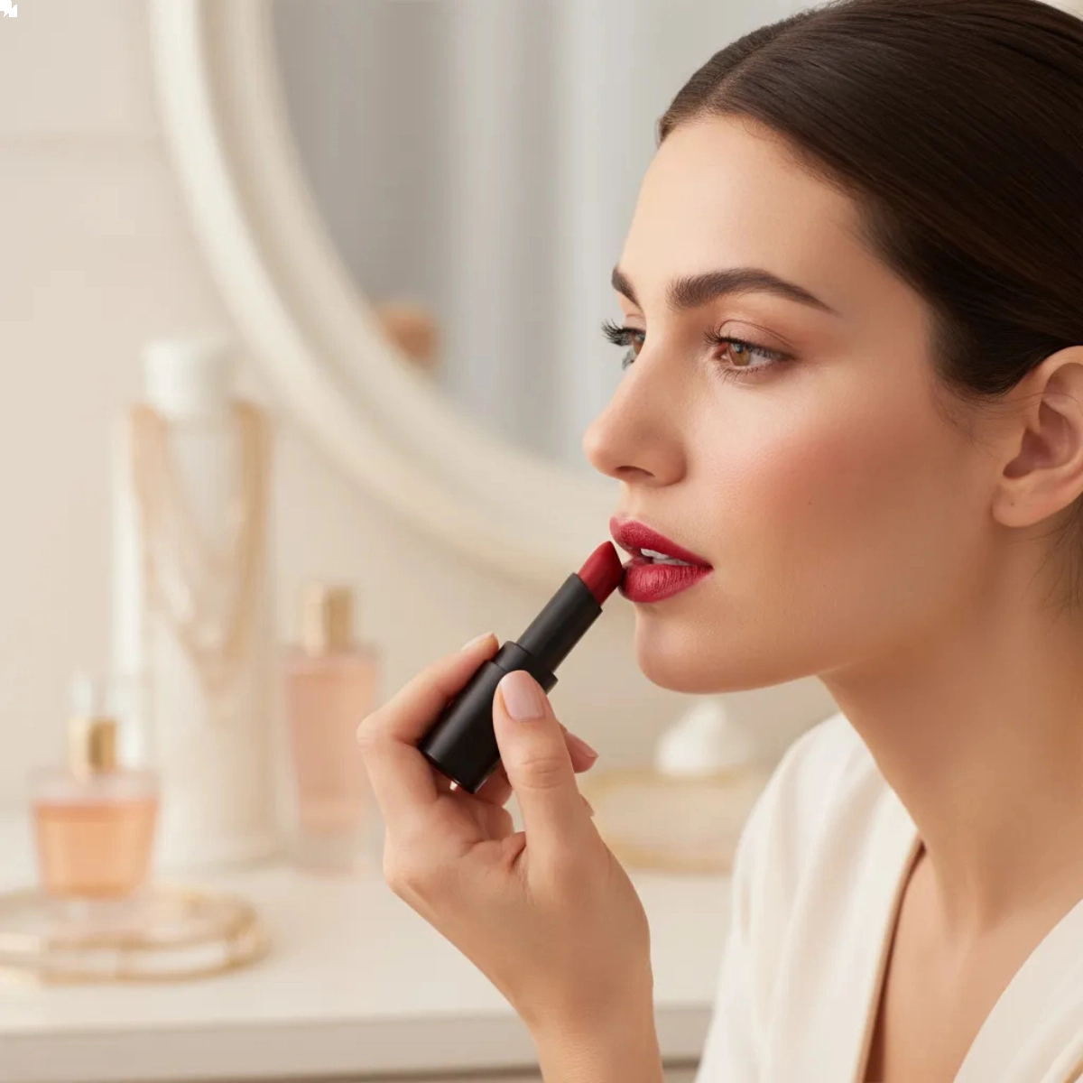 BATOM LABIAL LIPSTICK CREAM SATIN OBSIDIAN OCS06 HB70006 RUBY ROSE