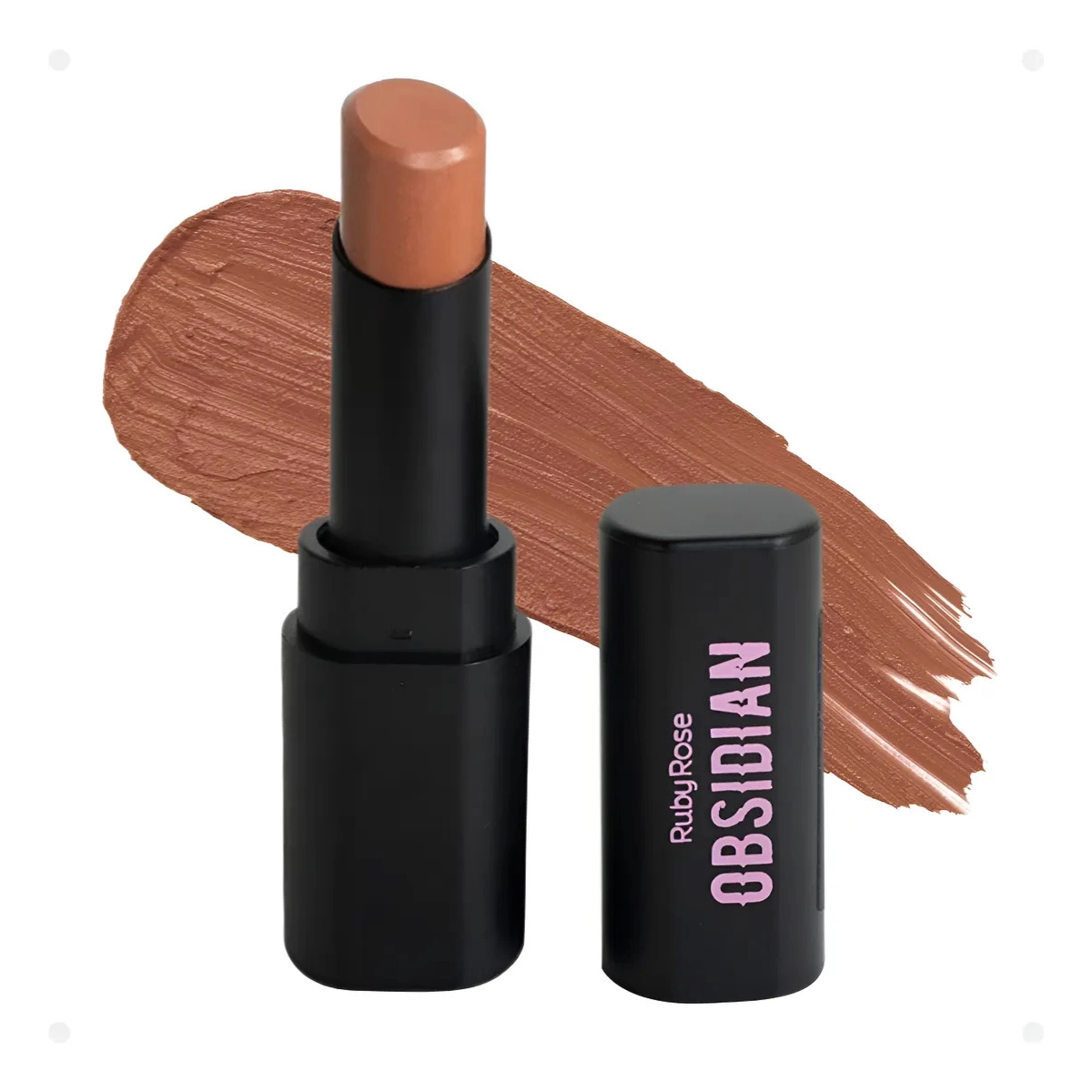 BATOM LABIAL LIPSTICK CREAM SATIN OCS05 OBSIDIAN HB70005 RUBY ROSE