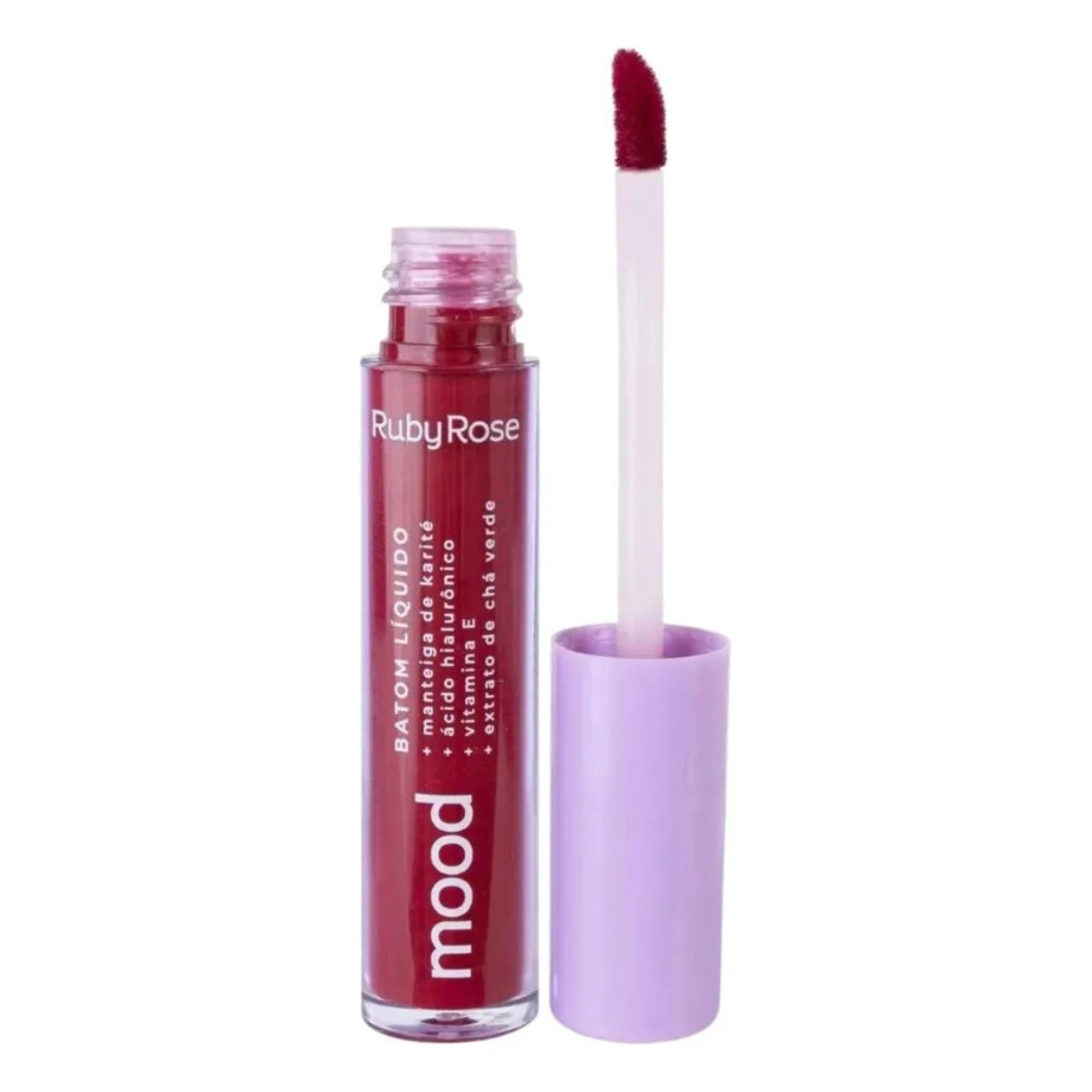 BATOM LABIAL LIQUIDO MOOD HB566S1 3,2ML DESIRE RUBY ROSE