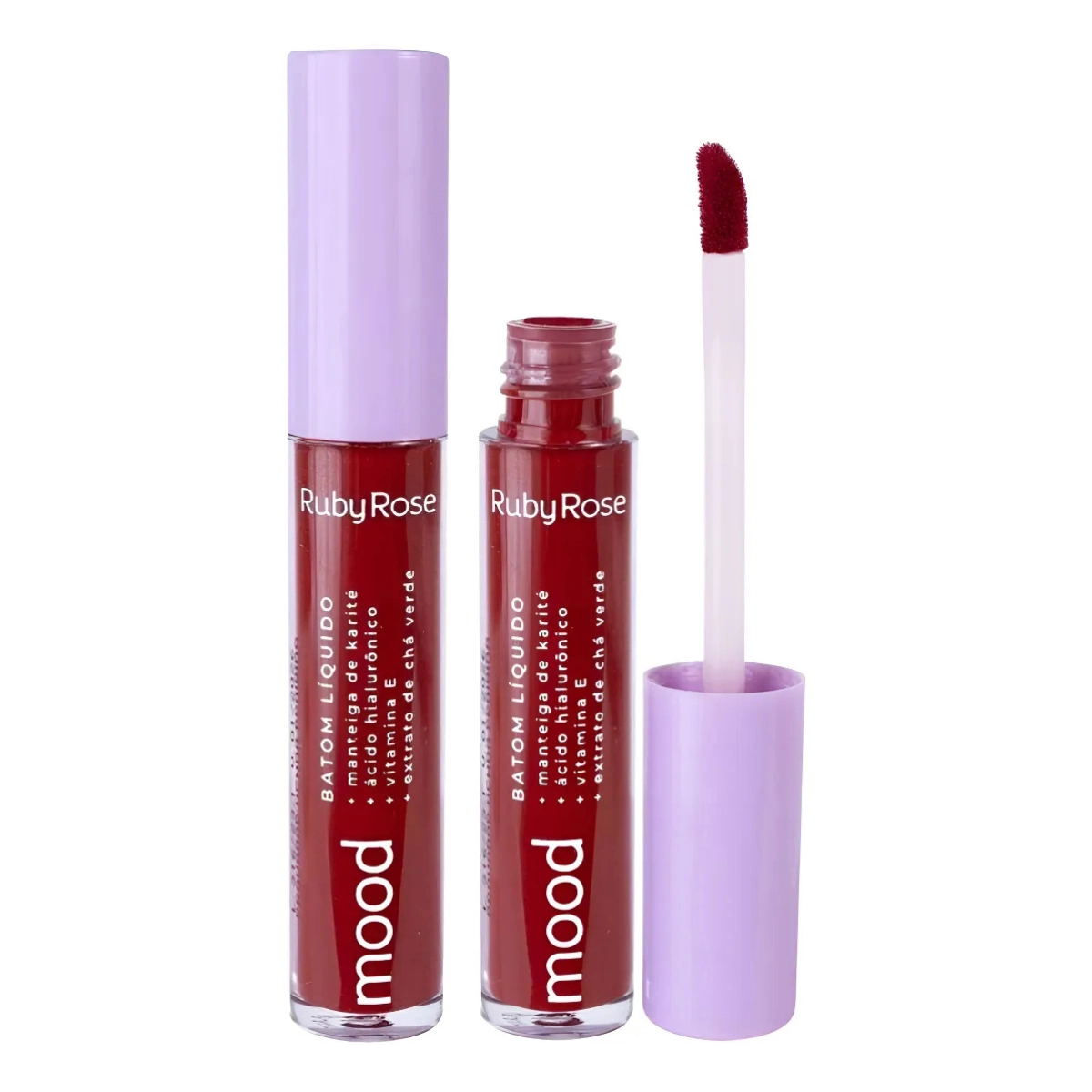 BATOM LABIAL LIQUIDO MOOD HB566S4 3,2ML SURPRISE RUBY ROSE