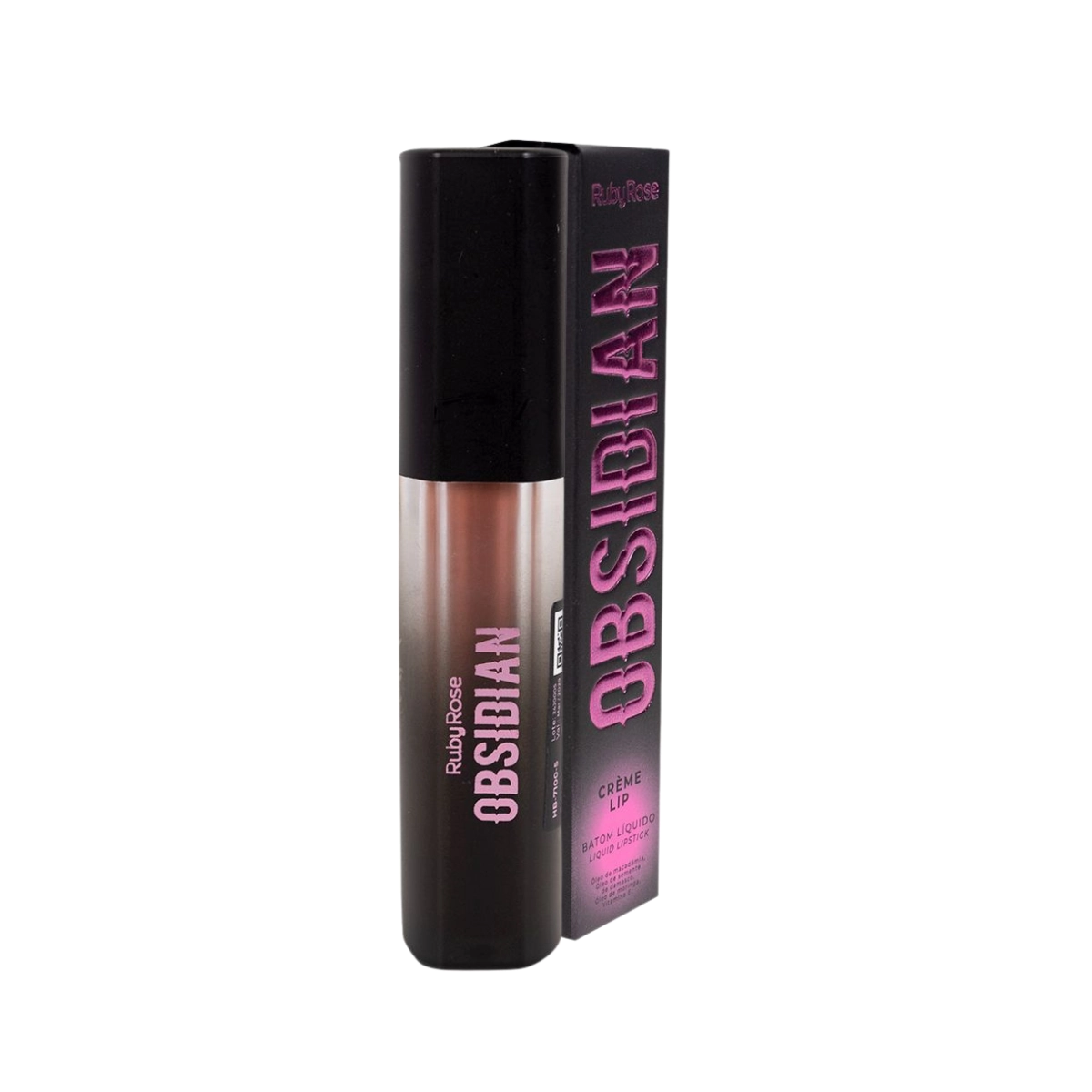 BATOM LABIAL LIQUIDO OBSIDIAN OCL04 - RUBY ROSE HB7100