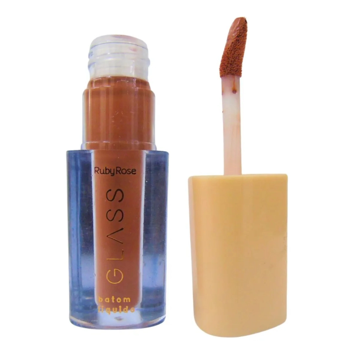 BATOM LABIAL LIQUIDO VELVETY BG01 GLASS HB5781 RUBY ROSE