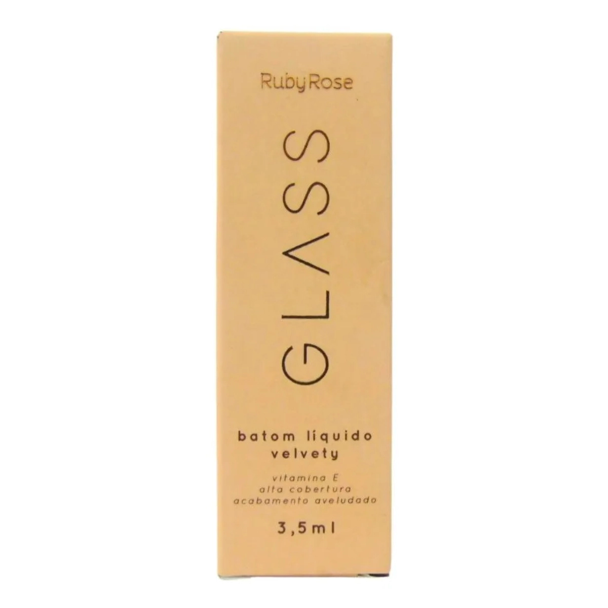 BATOM LABIAL LIQUIDO VELVETY BG02 GLASS HB5782 RUBY ROSE