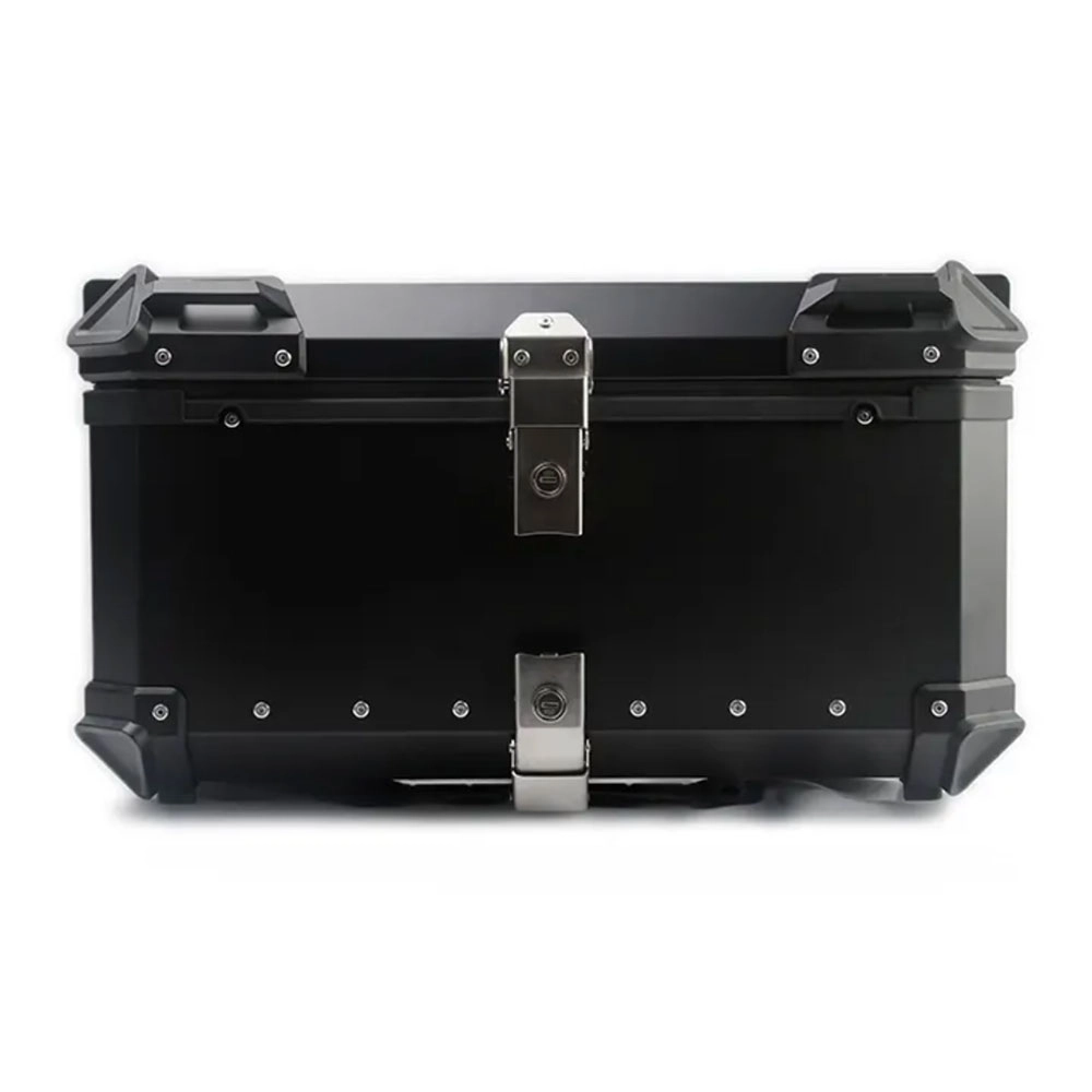 Bau de Moto Traseiro 35 Litros Universal Aliminio Anti-roubo Preto