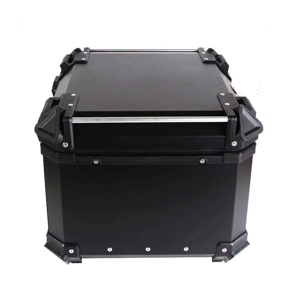 Bau para Moto Traseiro 45 Litros Universal Anti Roubo Tronos Preto