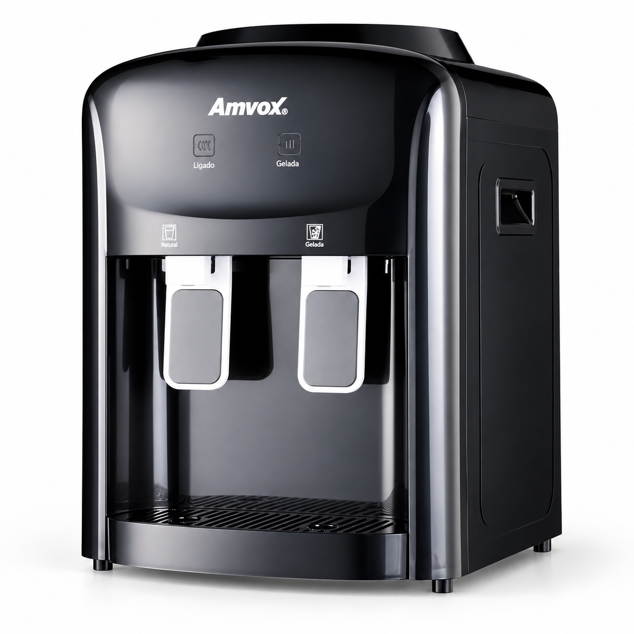 BEBEDOURO AMVOX ABB 240 NEW BLACK BIVOLT ÁGUA GELADA E NATURAL PRETO BEBEDOURO AMVOX ABB 240 NEW BLACK BIVOLT ÁGUA GELADA E NATURAL PRETO