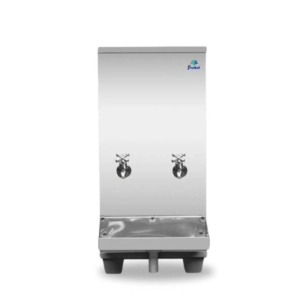 BEBEDOURO DE AGUA INDUSTRIAL BANCADA FRISBEL 25 LITROS 2 TORNEIRA - INOX 127V