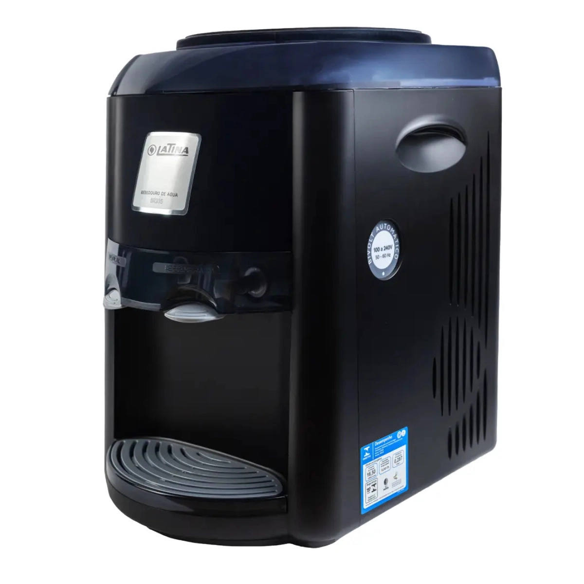 BEBEDOURO DE AGUA REFRIGERADA LATINA BR335 PRETO BIVOLT AUTOMATICO
