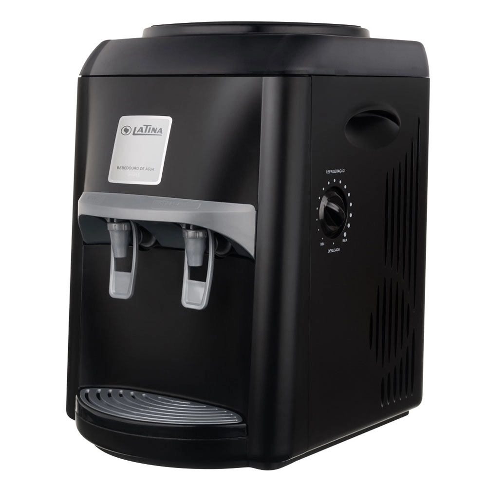 BEBEDOURO DE ÁGUA REFRIGERADA LATINA PRETO 127V BR355