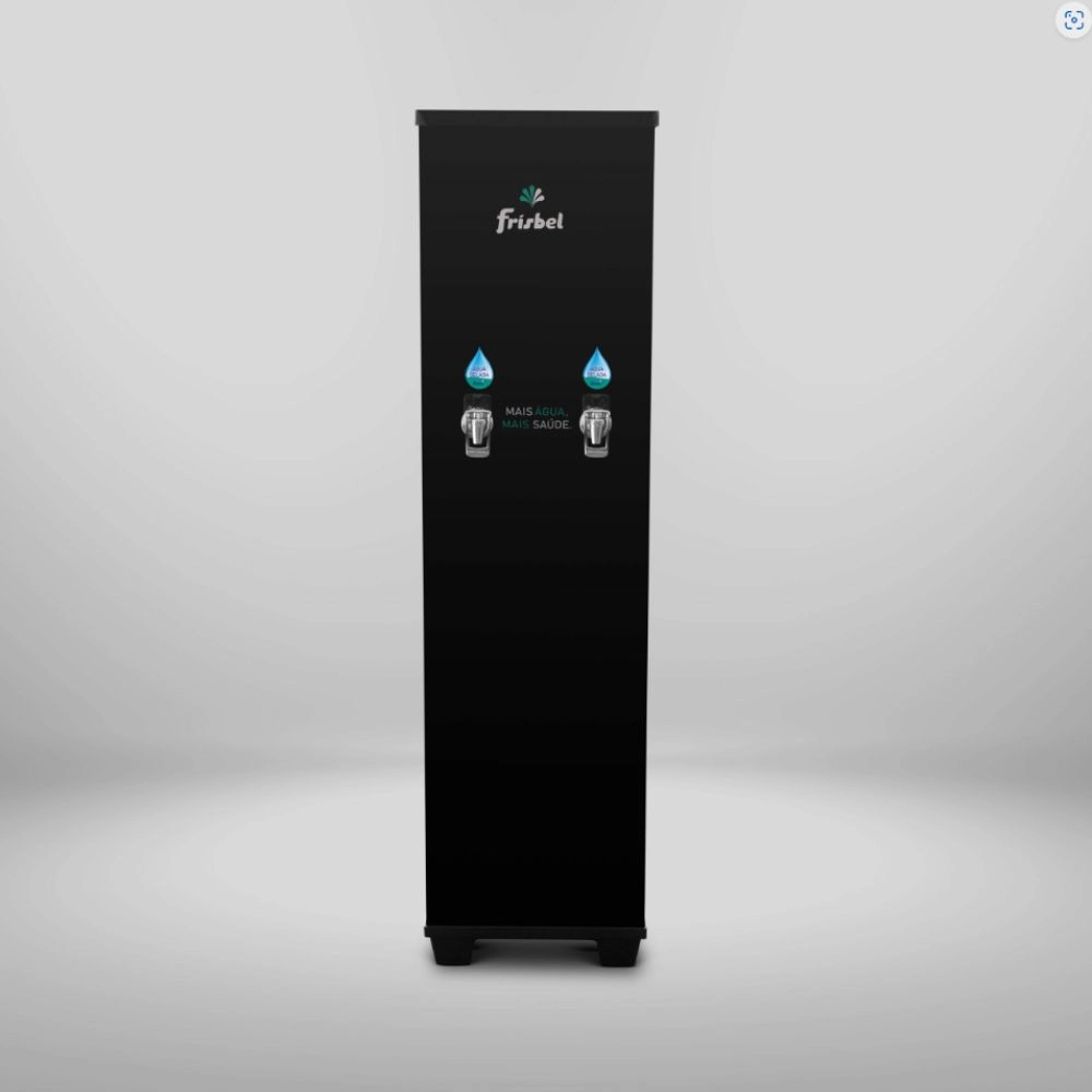 Bebedouro Industrial de Coluna 1 Gelada 1 Natural 25 Litros 110v Office Black Frisbel Bebedouro Industrial de Coluna 1 Gelada 1 Natural 25 Litros 110v Office Black Frisbel