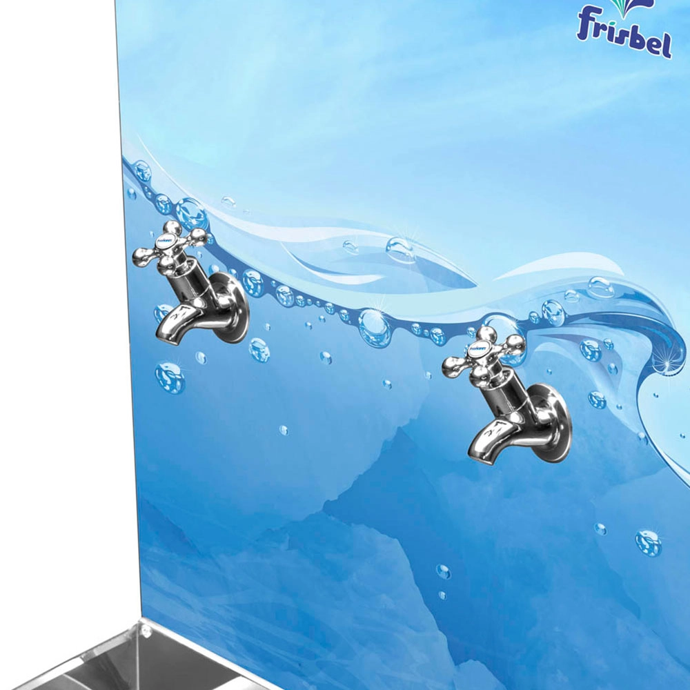 BEBEDOURO INDUSTRIAL DE COLUNA ADESIVADO INOX 25 LITROS FRISBEL 127V