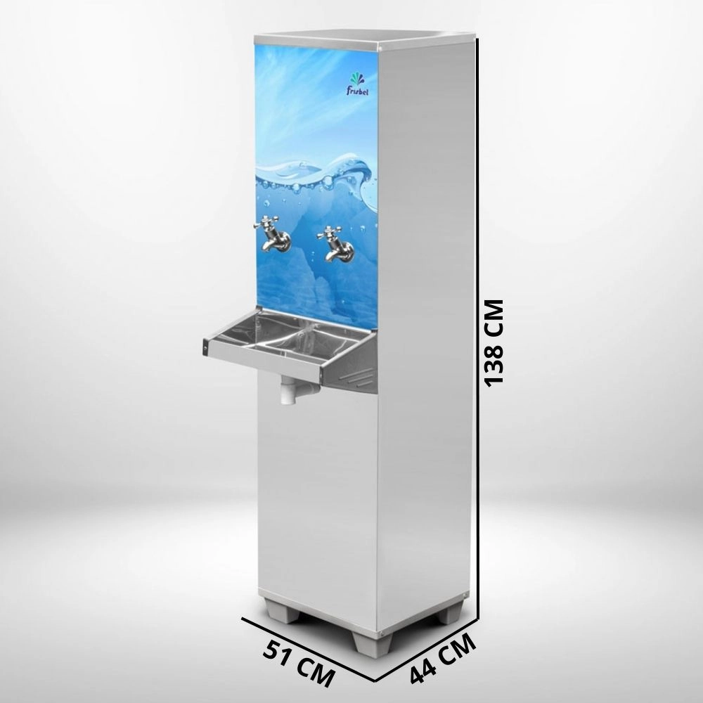 BEBEDOURO INDUSTRIAL DE COLUNA ADESIVADO INOX 25 LITROS FRISBEL 127V