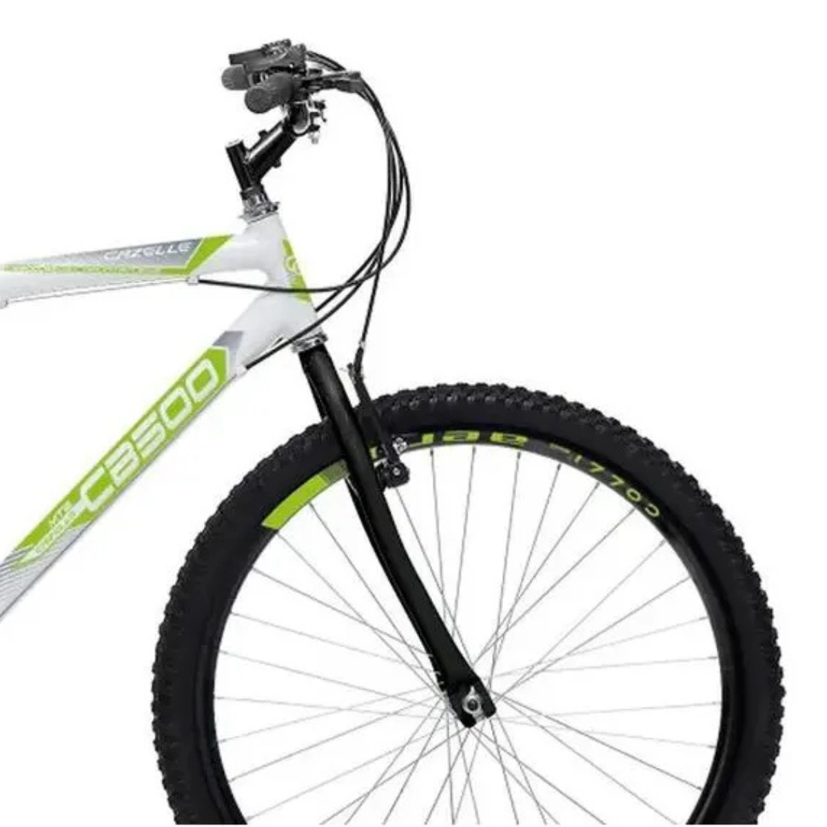 BICICLETA COLLI CB500 ARO 26 18 MARCHAS FREIO V-BRAKE COR BRANCO