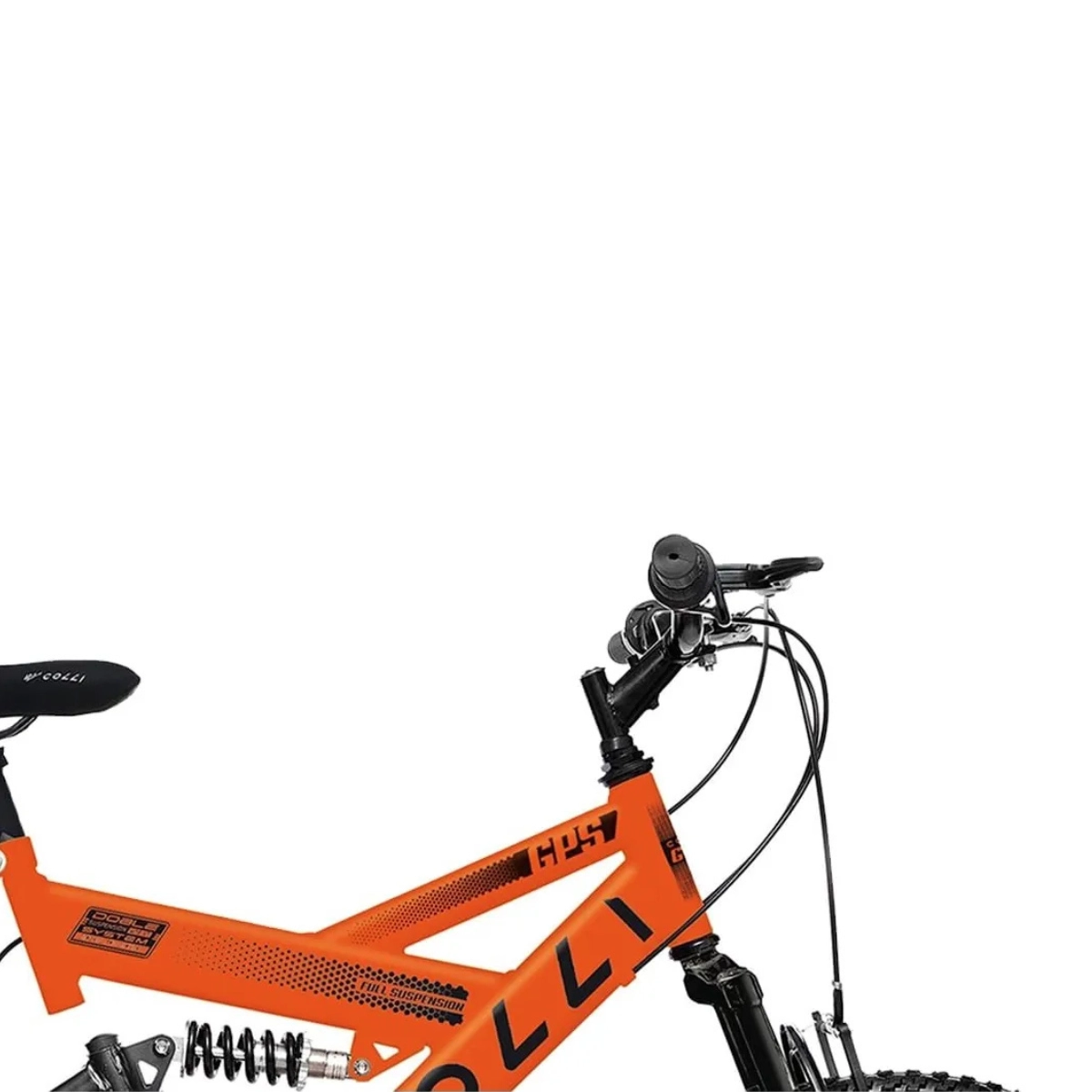 BICICLETA COLLI GPS DUPLA SUSP. FULL A.20 36R 21V LARANJA NEON BICICLETA COLLI GPS DUPLA SUSP. FULL A.20 36R 21V LARANJA NEON