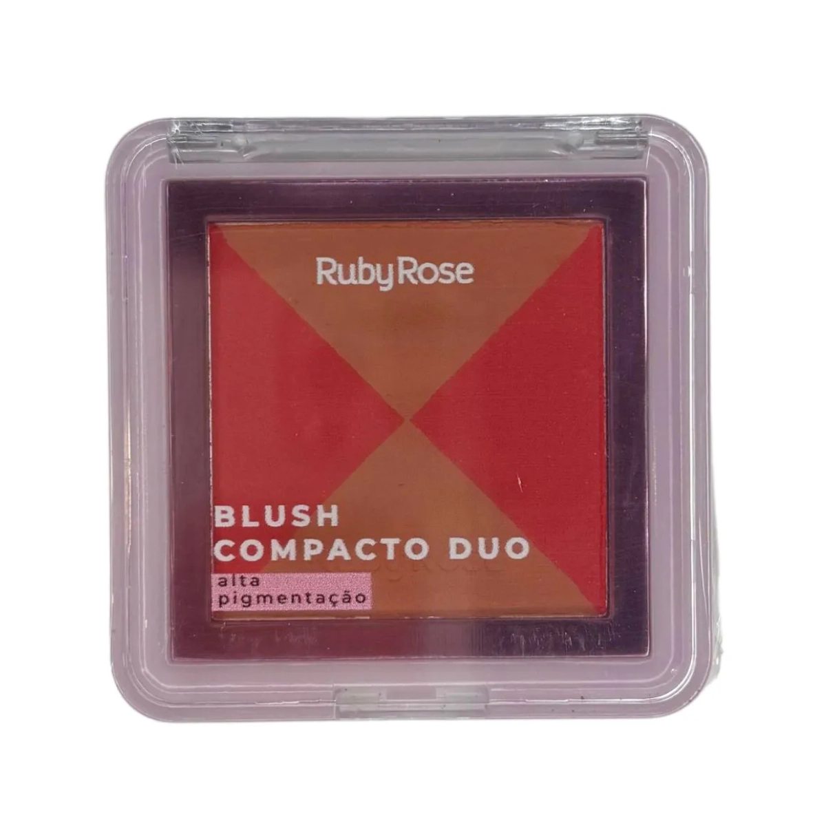 BLUSH COMPACTO DUO COR DB03 RUBY ROSE 