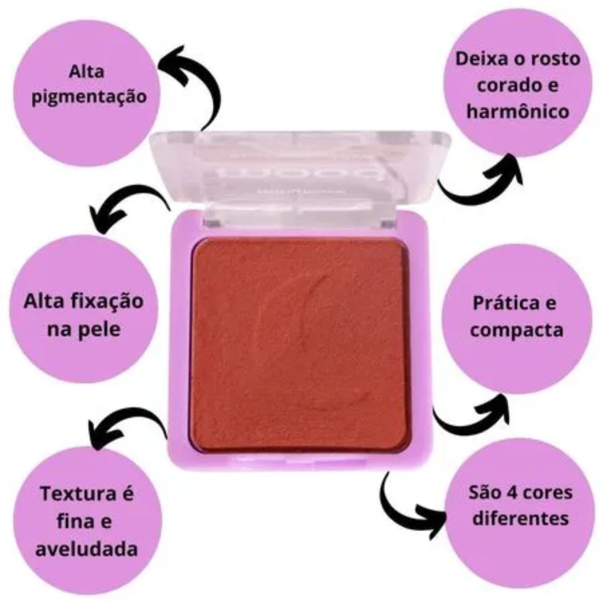 BLUSH CREMOSO MOOD CB04 HBF5874 RUBY ROSE