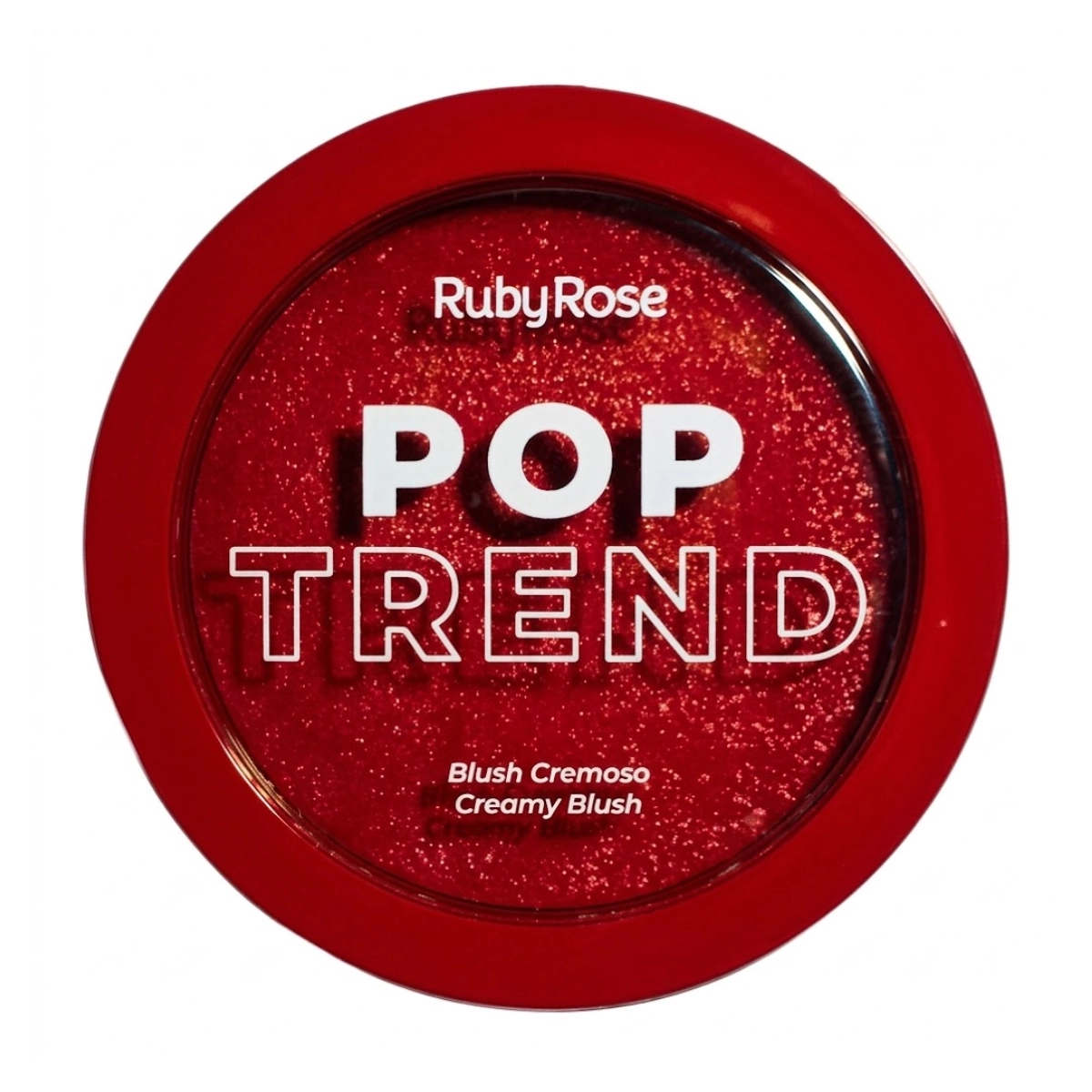 BLUSH CREMOSO POP TREND HBM17-3 RUBY ROSE ALTA PIGMENTACAO