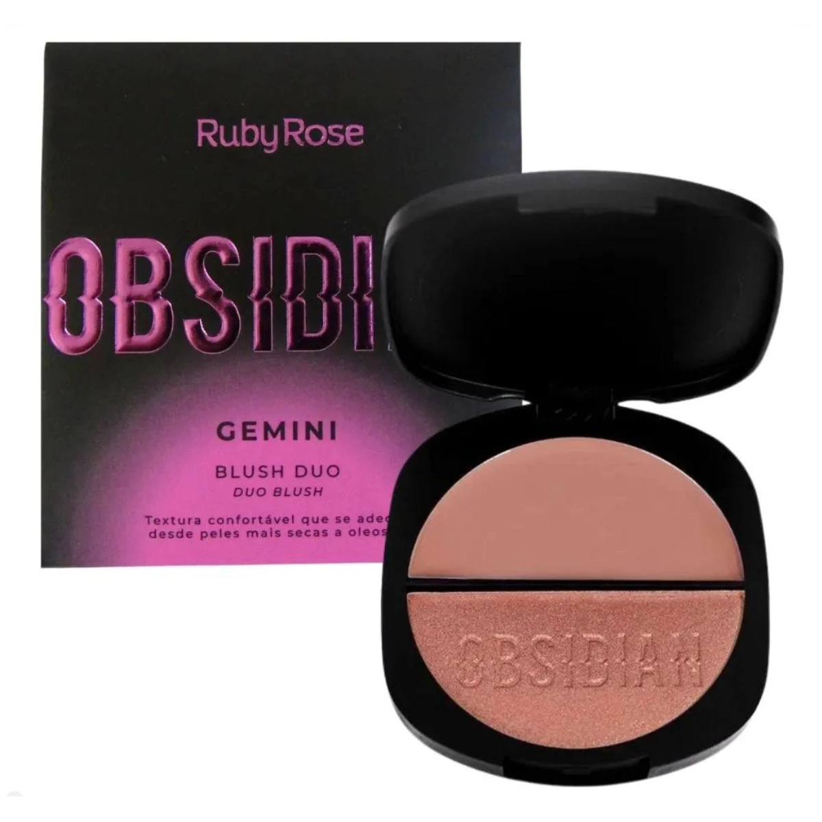 BLUSH DUO RUBY ROSE OBSIDIAN HB10005 GEMINI OG05