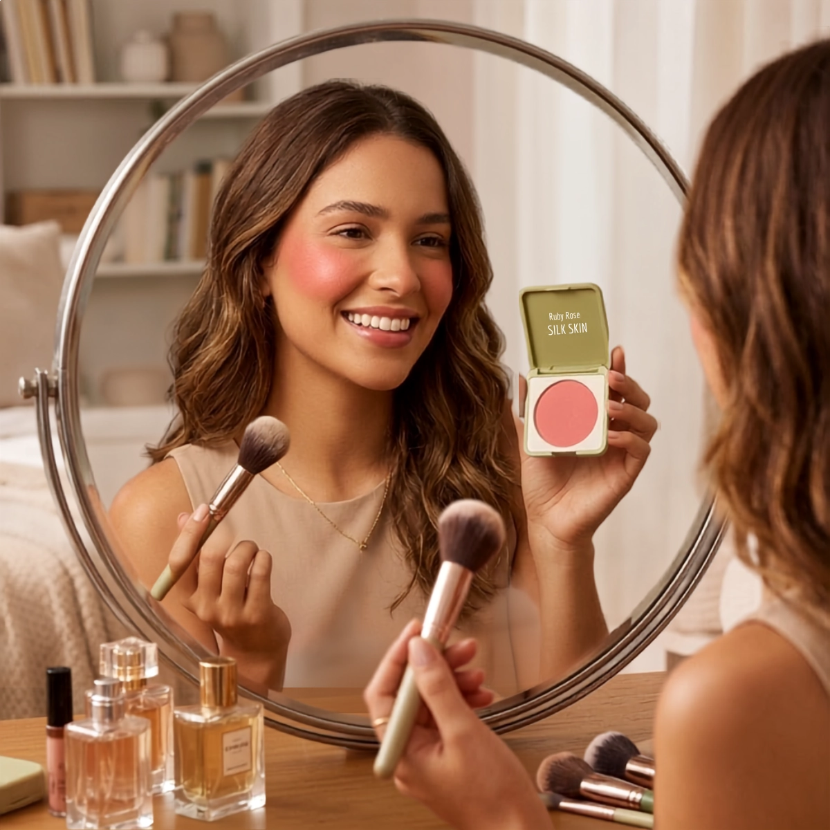 BLUSH RUBY ROSE SILK SKIN PEACH GLOW ALTA PIGMENTAÇÃO