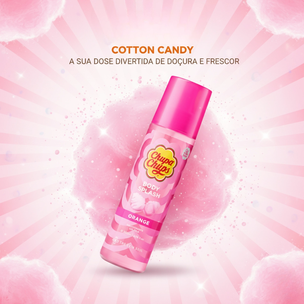 BODY SPLASH CHUPA CHUPS COTTON CANDY JACQUES JANINE 200ML