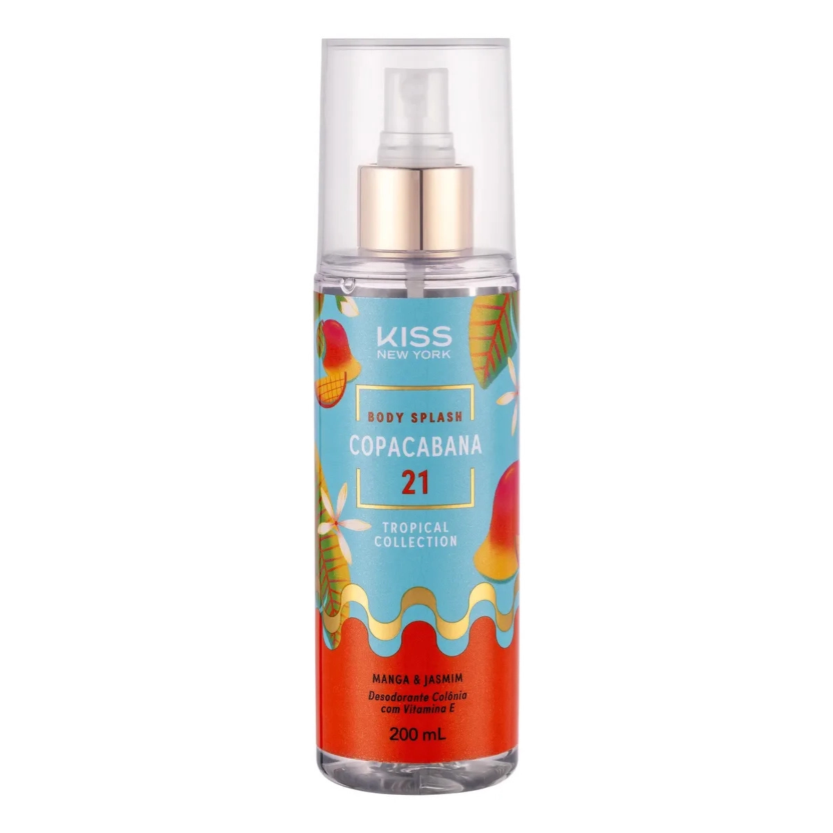 BODY SPLASH KISS NY TROPICAL COLLECTION COPACABANA 21 MANGA & JASMIN 200ML BODY SPLASH KISS NY TROPICAL COLLECTION COPACABANA 21 MANGA & JASMIN 200ML