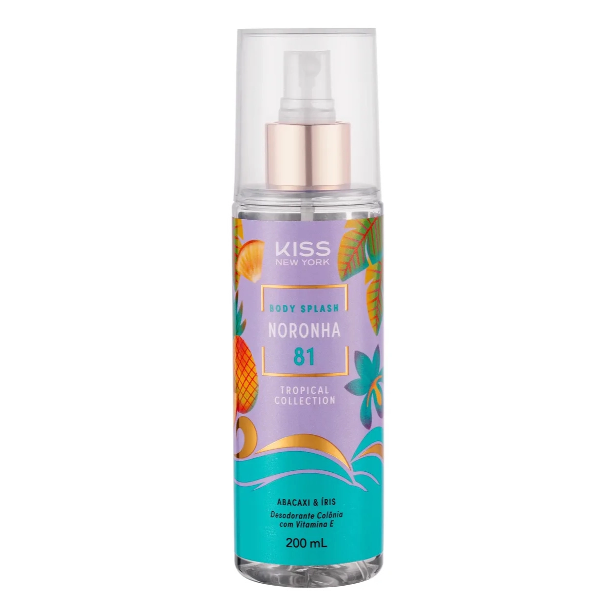 BODY SPLASH KNY TROPICAL COLLECTION NORONHA 81 ABACAXI &amp; ÍRIS 200ML