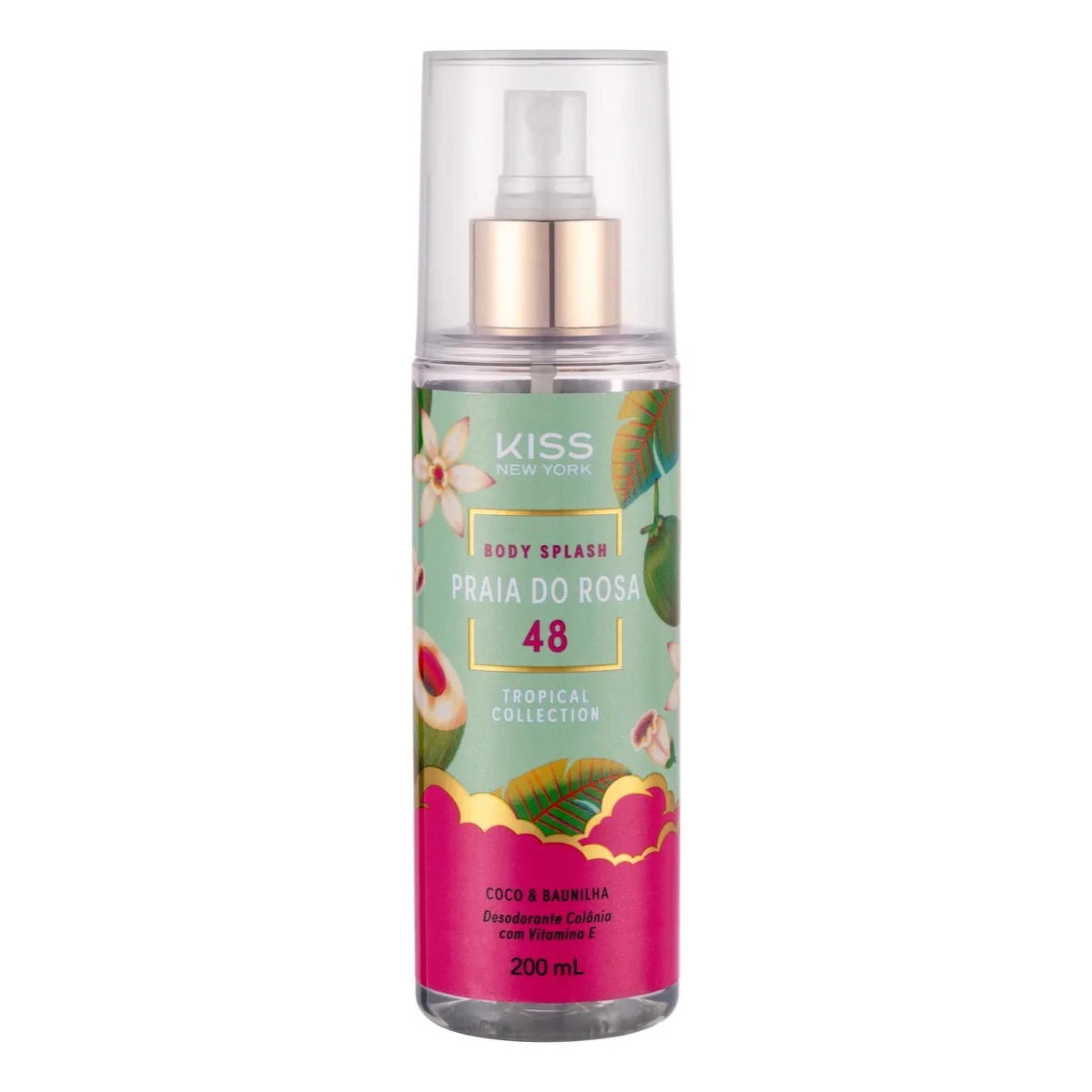 BODY SPLASH KNY TROPICAL COLLECTION PRAIA DO ROSA 48 COCO & BAUNILHA 200ML BODY SPLASH KNY TROPICAL COLLECTION PRAIA DO ROSA 48 COCO & BAUNILHA 200ML