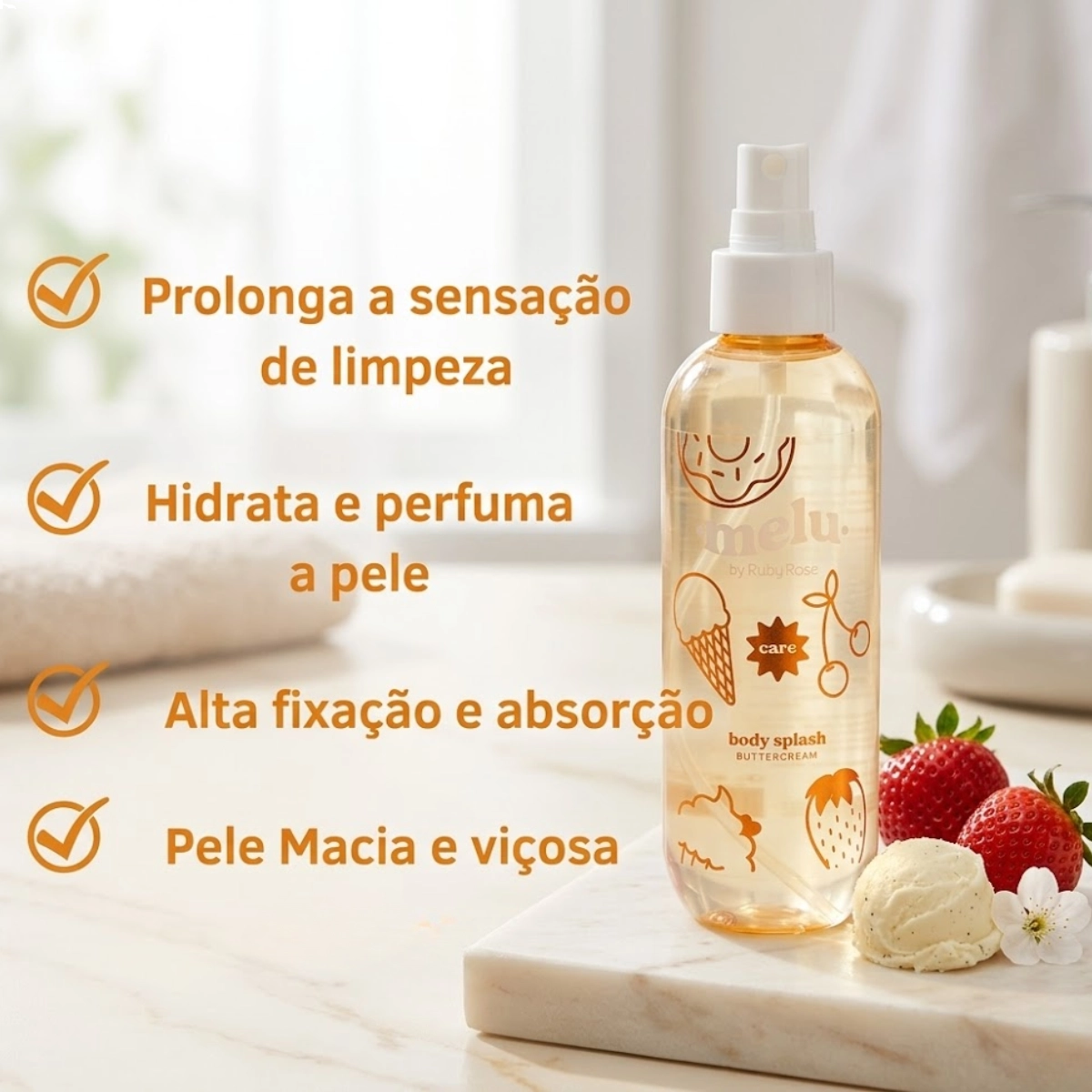 BODY SPLASH MELU BY RUBY ROSE BUTTERCREAM 200ML BODY SPLASH MELU BY RUBY ROSE BUTTERCREAM 200ML