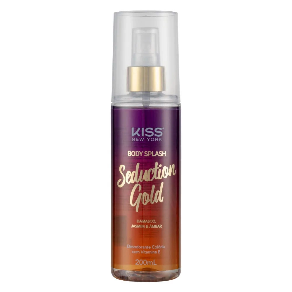 BODY SPLASH SEDUCTION GOLD KISS NEW YORK BS06B