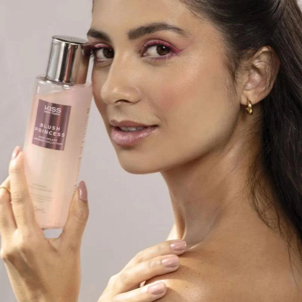 Body Splash Shimmer Collection Blush Princess 250ml - Kiss New York