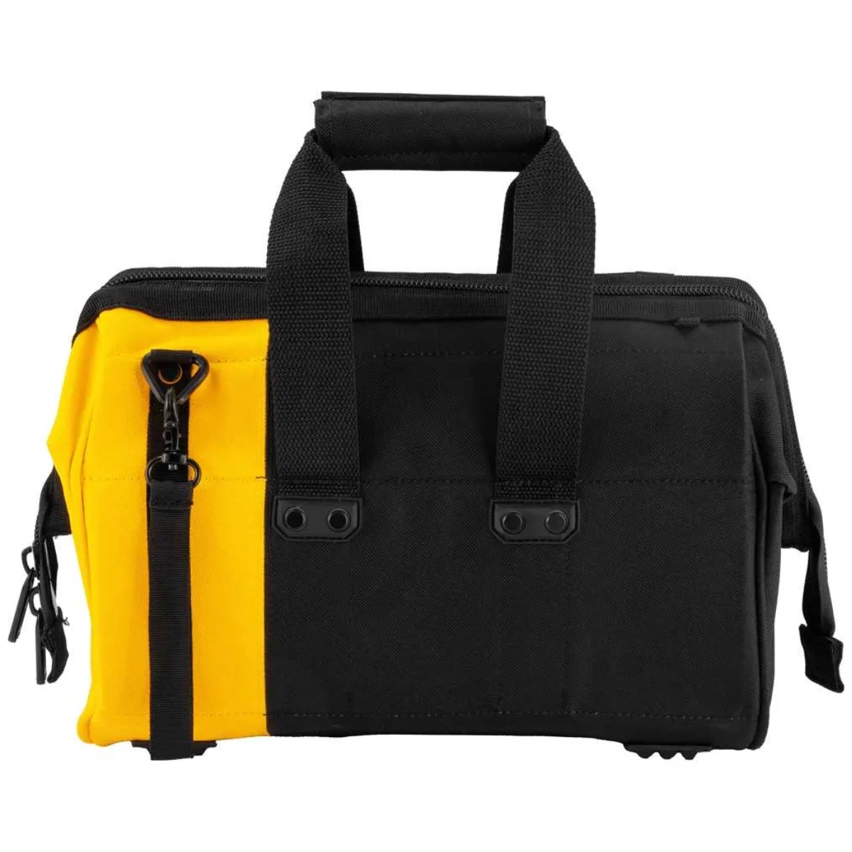 BOLSA EM LONA PARA FERRAMENTAS BL 120 VONDER PLUS PRETA E AMARELA