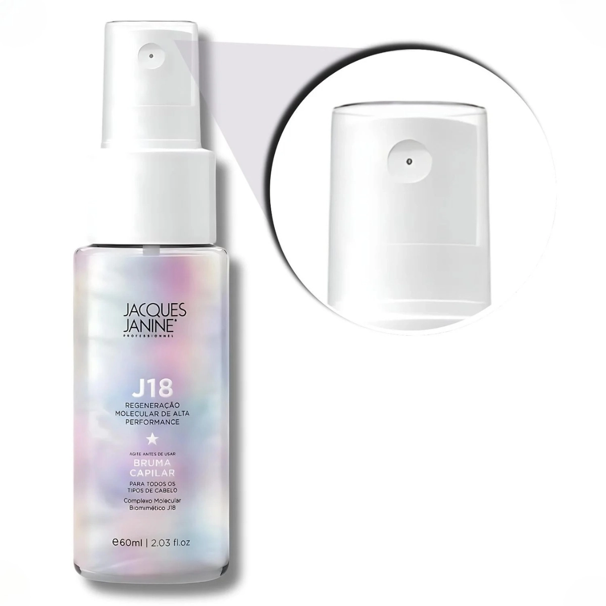 BRUMA CAPILAR REGENERAÇÃO MOLECULAR JACQUES JANINE J18 60ML