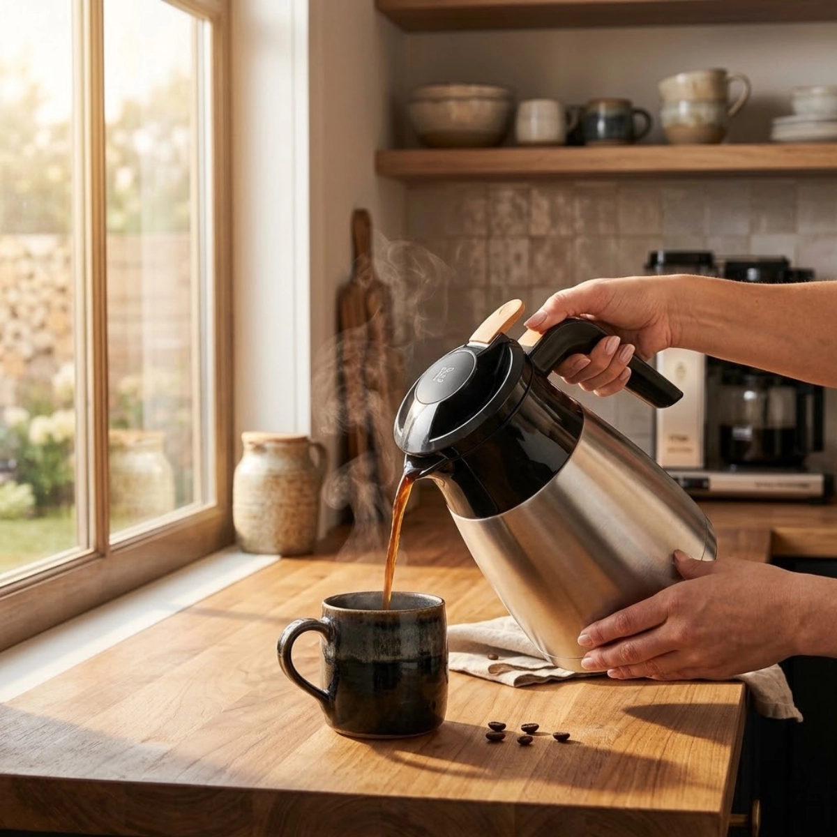 BULE TERMICO COM TOUCH DIGITAL 1,3L EURO HOME INOX ATE 24H GELADO BULE TERMICO COM TOUCH DIGITAL 1,3L EURO HOME INOX ATE 24H GELADO