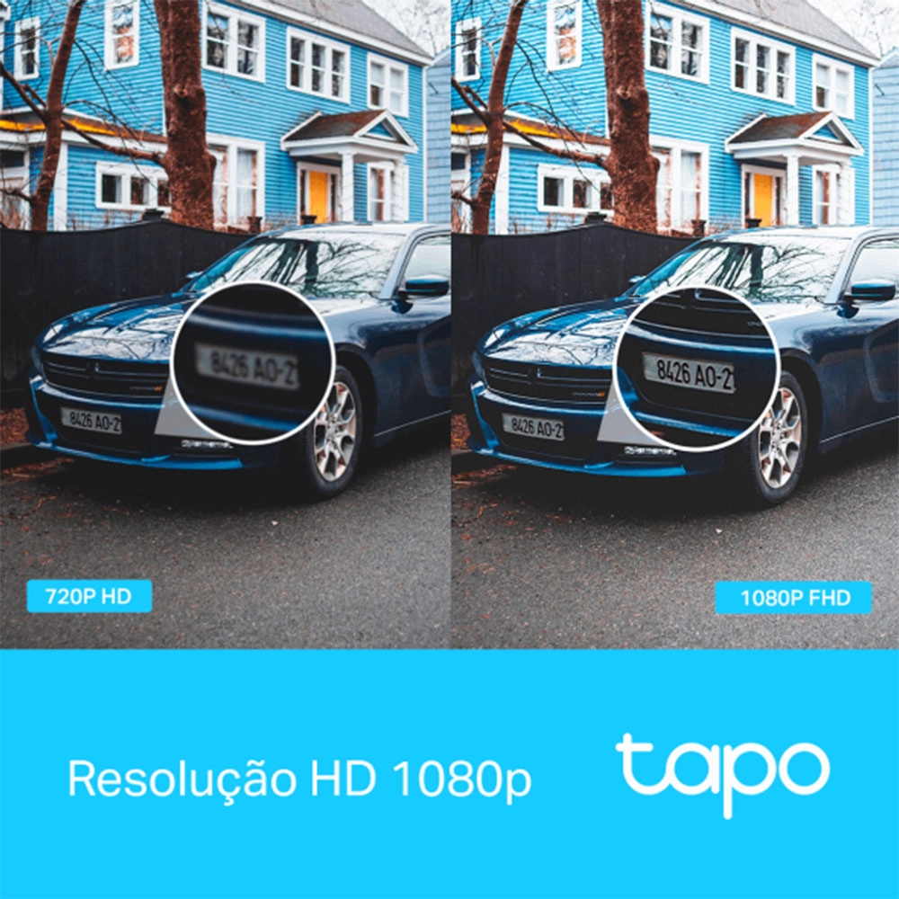 CÂMERA DE SEGURANÇA TP-LINK WI-FI EXTERNA 360º 1080P FULL HD TOPO C500 V1