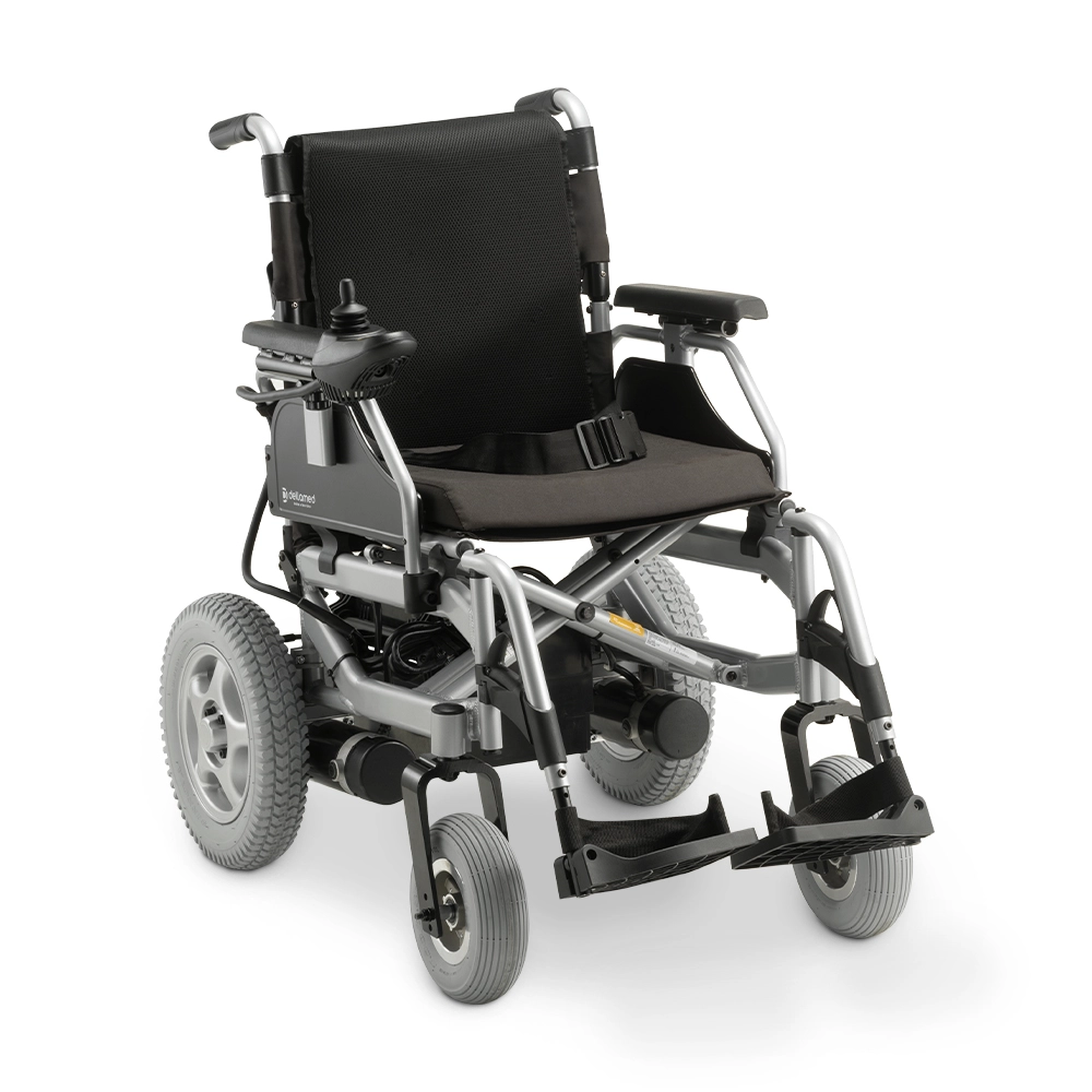 Cadeira De Rodas Motorizada Dobrável Modelo D1000 - Dellamed Cor Preto