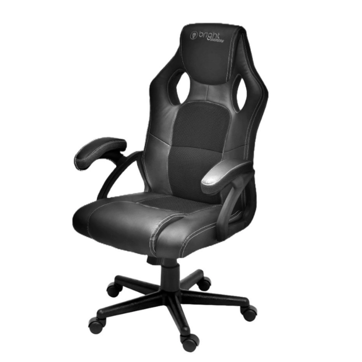 Cadeira Gamer Bright Preta Conforto e Performance para Seu Setup