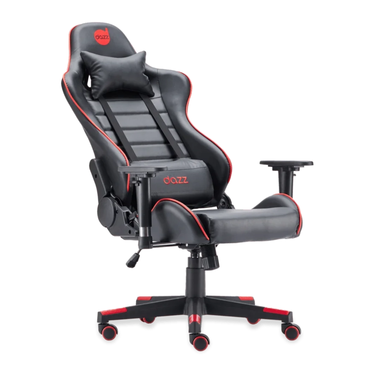 CADEIRA GAMER DAZZ PRIME-X V2 PRETO E VERMELHO