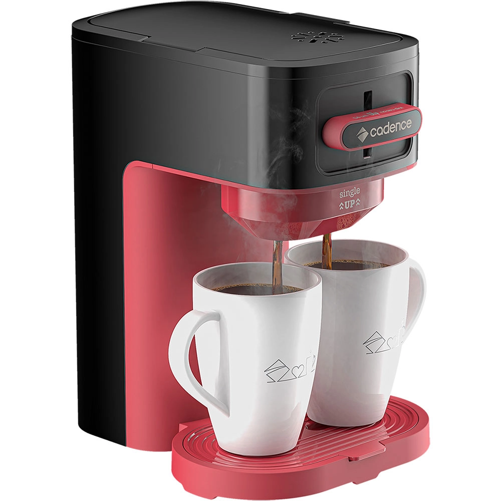 CAFETEIRA CADENCE SINGLE UP VERMELHA 300ML 127V