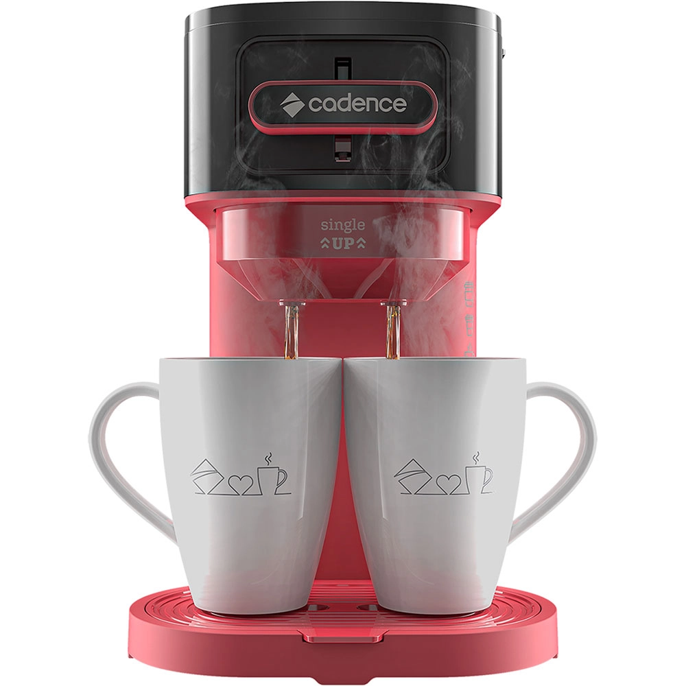 CAFETEIRA CADENCE SINGLE UP VERMELHA 300ML 127V