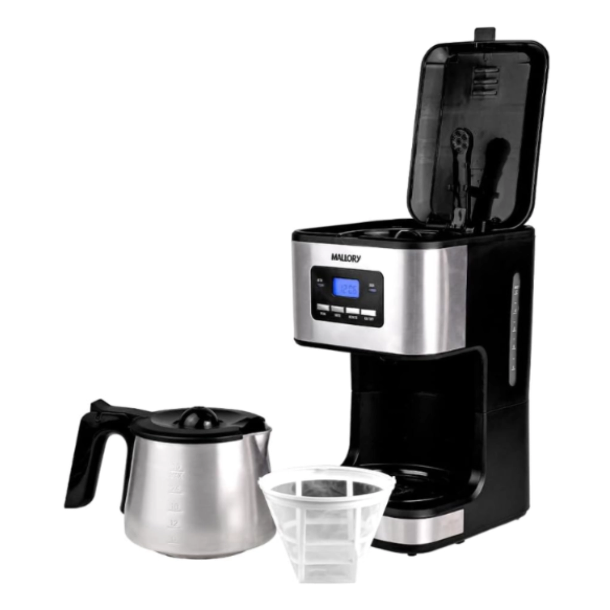 CAFETEIRA ELÉTRICA PROGRAMAVEL 1,5L EASY COFFEE PRETO E INOX - 127V