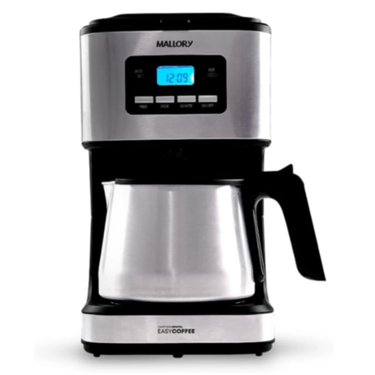 CAFETEIRA ELÉTRICA PROGRAMAVEL 1,5L EASY COFFEE PRETO E INOX - 127V