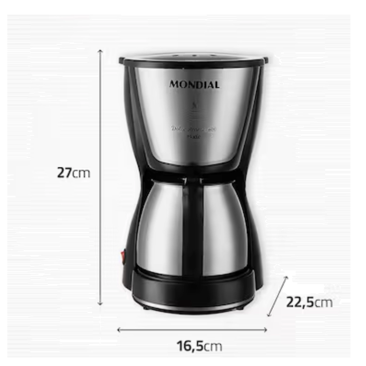 CAFETEIRA ELETRICA 15 XICARAS DOLCE AROME MONDIAL 550W 127V