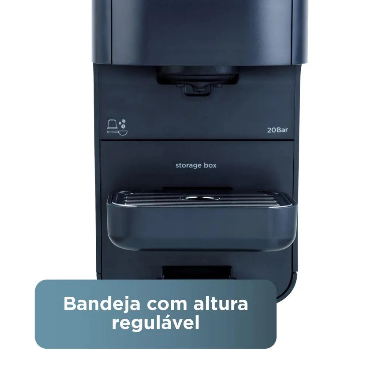 CAFETEIRA ESPRESSO 1,4L COM TOUCH BLACK+DECKER MULTI-IN-ONE 127V