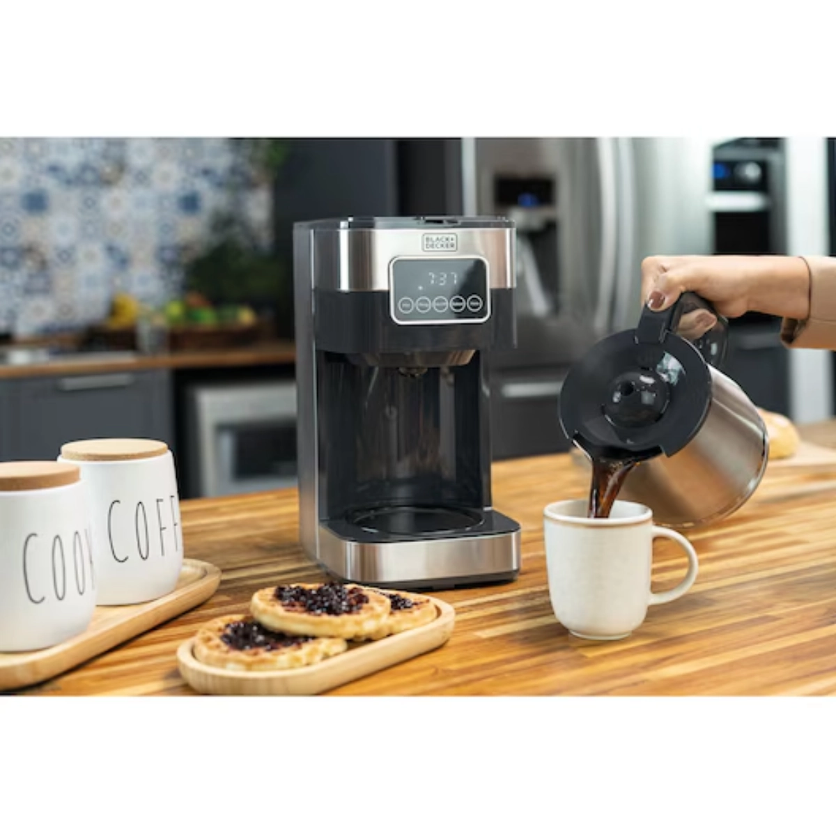 Cafeteira Programável Black+Decker Gourmand Gris 127V