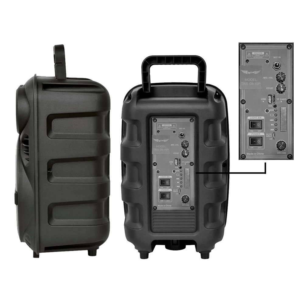 Caixa de Som Amplificada Bluetooth 08 180w Usb Sd Fm Rgb Caixa de Som Amplificada Bluetooth 08 180w Usb Sd Fm Rgb